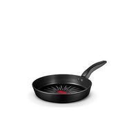 Tower T800302 SmartStart Forged 30cm Aluminium Frying Pan with Easy Clean Aeroglide Non-Stick, 8x Stronger, Induction Compatible, Oven Safe, Long Lasting, PFOA Free, Black
