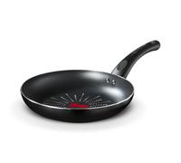 Tower T700302 SmartStart Classic 30cm Aluminium Frying Pan with Easy Clean Aeroglide Non-Stick, Oven Safe, Long Lasting, PFOA Free, Black