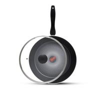 Tower Pan Smart Start Gourmet 28cm Aluminium Non-Stick Induction & Oven Safe Black