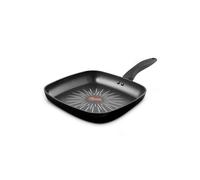 Tower Smart Start Non-Stick Forged Aluminium Grill Pan, 26cm Black