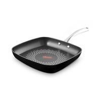 Tower SmartStart Ultra Forged 26cm Aluminium Grill Pan with Easy Clean Aeroglide Non-Stick, 15x Stronger, Induction Compatible, Oven Safe up to 220°, Long Lasting, PFOA Free, T900307