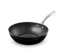 Tower SmartStart Ultra Forged 28cm Aluminium Wok with Easy Clean Aeroglide Non-Stick, 15x Stronger, Induction Compatible, Oven Safe up to 220°, Long Lasting, PFOA Free, T900306