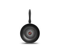 Tower Smartstart Wok, Gourmet 28Cm, Induction Safe, Non-Stick, T700316 In Black Black
