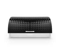 Tower Solitaire Black Breadbin Large Storage Embossed Diamond Design T826206BLK