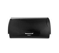 Tower T826219BLK Sonar Bread Bin, Roll Top Design, 16L Capacity, Black