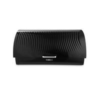 Tower Sonar Bread Bin T826219BLK (Black) - 16L Roll-Top, Ventilated Iron Bread Storage, Modern Kitchen