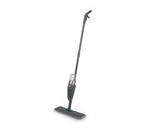 Tower Spray Mop with 4 Washable Microfibre Pads & 500ml Refillable Bottle, Lightweight, Ergonomic, Multi-Surface Cleaning, Anthracite & Teal, T769012TL
