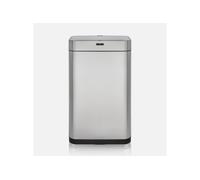 Tower Square Sensor Bin, Rectangular, Large Capacity 75L, Steel, T838001S In Metallics Metallics