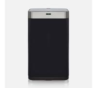 Tower Square Sensor Bin with Fingerprint Proof Coated Exterior, Black