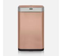 Tower Square Sensor Bin with Fingerprint Proof Coated Exterior, Copper