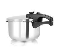 Tower T80245 Stainless Steel Pressure Cooker with Steamer Basket, 3 Litre, Stainless Steel, Silver