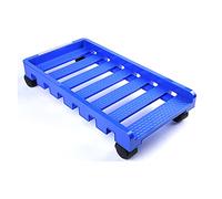 Tower Stand PC Mainframe Shelf, Chassis Support Base Storage Rack,Ventilation and Heat Dissipation，Three Colors to Choose from with Wheels CPU Stand (Color : Blu)