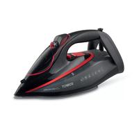 Tower Steam Iron Pro XL Ceramic Soleplate AI One-Temp Anti-Calc Red/Black 3100W