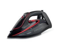 Tower Steam Iron with Ceraglide XL Ceramic Soleplate AI One Temp Red and Black T22034RED