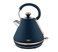 Cavaletto 1.7L 3kW Pyramid Midnight BLUE & Rose Gold Kettle