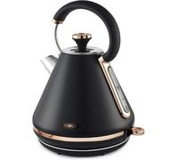 Tower Cavaletto 1.7L Pyramid Kettle - Black &Amp; Rose Gold One Colour
