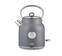 Tower T10063GRY Renaissance Kettle, Quick Boil, 360° Base, 1.7L, 3KW, Grey