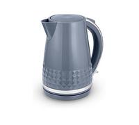 Tower Solitaire Kettle with 360° Swivel Base, Cord Storage, 1.5L, 3KW, Grey and Chrome Accents - T10075GRY