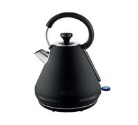 Tower Sera Pyramid Kettle, 1.7L, 3KW, Black with Smoked Black Trim - T10079BLK