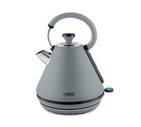 Tower T10079GRY Sera Pyramid Kettle with Smoked Black Trim, 1.7L, 3KW, Grey