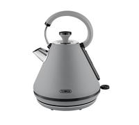 Tower T10079GRY Sera Pyramid Kettle with Smoked Black Trim, 1.7L, 3KW, Grey