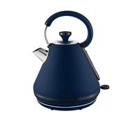 Tower T10079MNB Sera Pyramid Kettle with Smoked Black Trim, 1.7L, 3KW, Midnight Blue