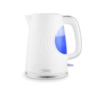 Tower T10083WHT Sonar Textured Kettle with Large Viewing Window & Blue Light, 360 Degree Base, 3000W, 1.7L, White