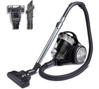 Tower Multi-Cyclonic Bagless Cylinder Vacuum Cleaner - 2L Capacity - 700W - Silver - T102000PLPET