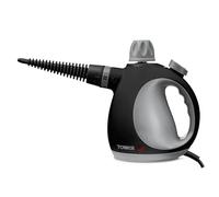 Tower T134000PL THS10 Corded Handheld Steam Cleaner with 9 Accessories, 1050W, Platinum