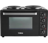 Tower T14044 32L Table Top Compact Cooker Black Solid Plate