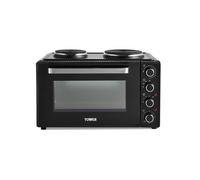 Tower T14045 42L Table Top Mini Oven Black Solid Plate Rotisserie