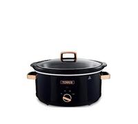 Tower T16019RG Slow Cooker 6.5L Black and Rose Gold
