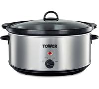 Tower 6.5 Litre Stainless Steel Slow Cooker