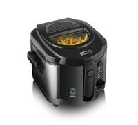 Tower T17001 Deep Fat Fryer with Adjustable Thermostat, 2L, 1500W, Black