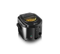Tower T17001 Deep Fat Fryer With Adjustable Thermostat, 2L, 1500W, Black Black