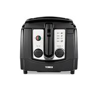 Tower T17002 Deep Fat Fryer with Adjustable Thermostat, 3L, 2300W, Black