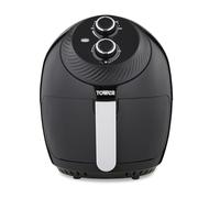 Tower T17082 Vortx Manual Air Fryer with Rapid Air Circulation, 30-Minute Timer, 4L, 1400 W, Black