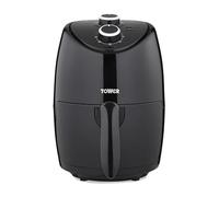 Tower T17087 Vortx Compact Air Fryer with Rapid Air Circulation, 30-Minute Timer, 2L, 1000W, Black