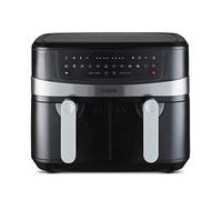 Tower T17088 Vortx Xpress Air Fryer - Oil Free Air Fryer - Dual Basket Electric Deep Fryer with Smart Finish Function, 2600W Power, 9L, Black