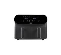 Tower T17138 Vortx Elite 10.4L Dual Basket Air Fryer with Sync Finish, 1700W, Graphite with Chrome Accents