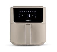 Tower T17169MSH Vortx Air Fryer with Digital Control Panel, 8 Pre-Set Cooking Functions, 1700W, 6L, Latte