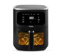 Tower T17174 Vortx Vizion 4L Air Fryer with Digital Control Panel, 6 Pre-sets, 60 Minute Timer, Shake Reminder, 1300W, Black