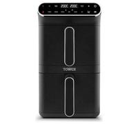 Tower T17190 Dual Stack Air Fryer 11L Xl Double Drawer Digital 2460W Space Saving