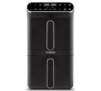 TOWER Vortx T17190 Dual Basket Air Fryer - Black, Black