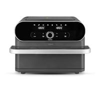 Tower T17200 Elite Flexi-Drawer Air Fryer With Divider, Vortx Cooking Technology, Digital Control Panel, 8 Cooking Presets, 1700W, Graphite In Grey Grey A