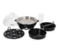 Tower T19023 Multi-Function Egg Cooker with Egg Poaching Tray & Omelette Tray, 360W, Black