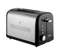 Tower T20014BL 2 Slice Toaster Silver Black