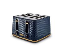 Tower T20061MNB Empire 4 Slice Toaster - Midnight Blue, Blue