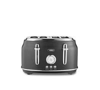 Tower T20065Blk Renaissance 4-Slice Toaster, 1630W, Black One Colour