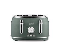 Tower T20065FOR Renaissance 4 Slice Toaster, 1630W, Forest Green